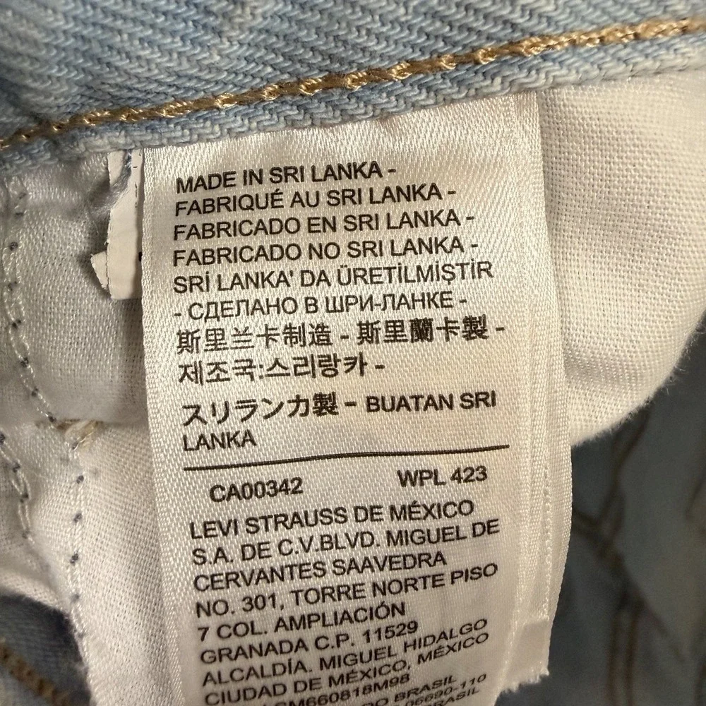 Levis Silvertab Shorts Women's 26 Baggy Mid Denim Distressed Summer